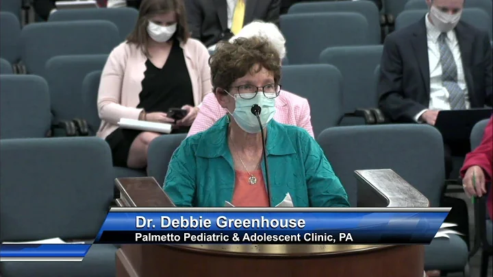 Dr.  Deborah Greenhouse testimony to South Carolin...