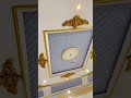 white pearl gold and sky blue color ciling paint