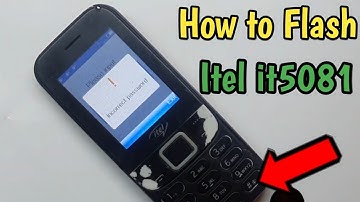 How to flash itel it5081 working 100%
