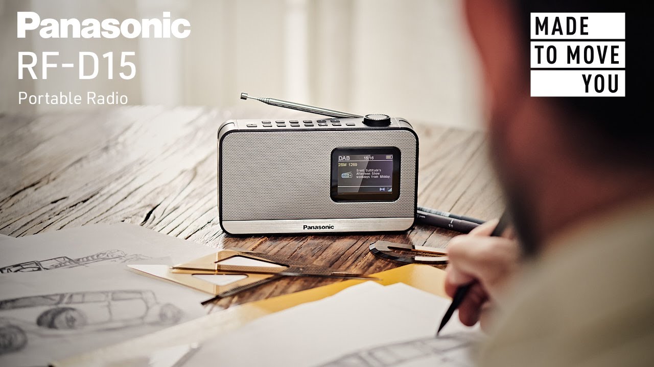 Panasonic RF-D15 Portable Radio 