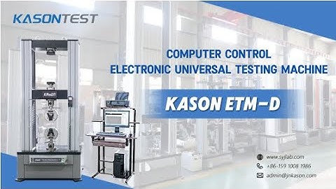 ASTM ISO 200KN Electronic universal testing machine
