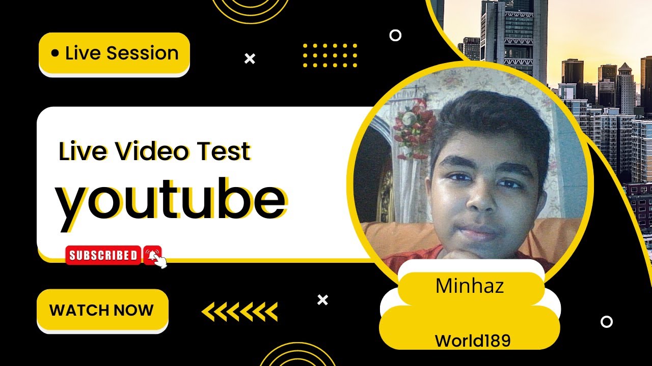 Live Video Testing Live Video test - YouTube