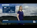 Rain and thunderstorms are expected on Wednesday between sips of sunshine