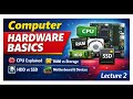 Computer Hardware Basics | CPU, RAM, Storage Explained | Lecture 2 #msrusando