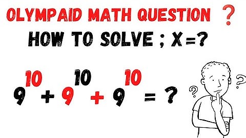 Olympiad math question ❓ can you solve this problem 🔥💯 | 80% fail this question