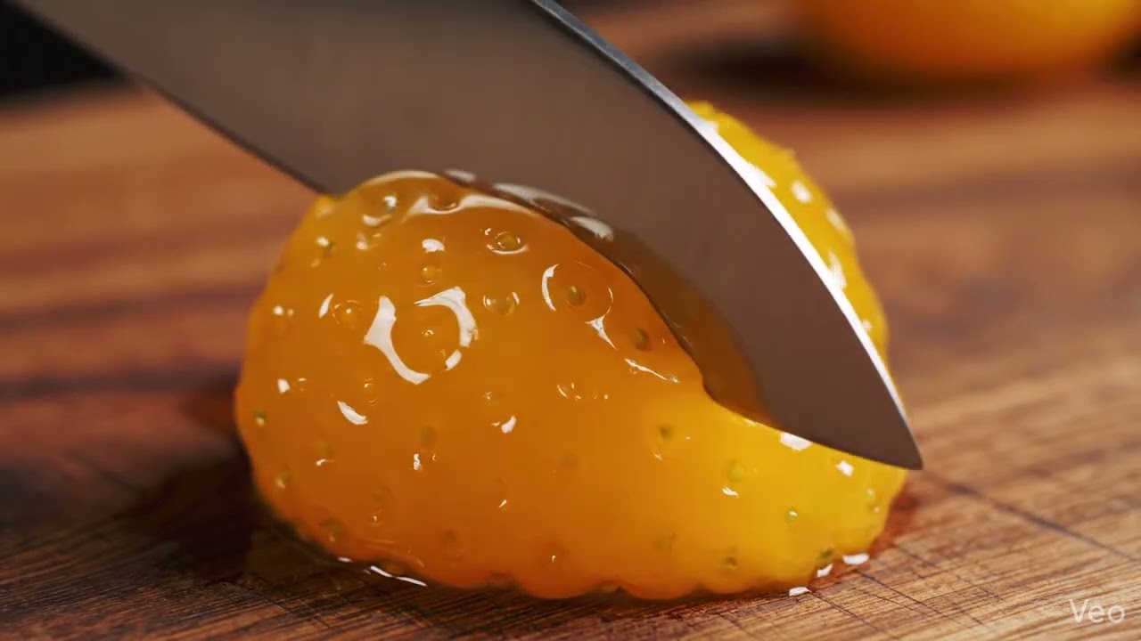 ASMR Strawberry Cutting 🍓🔪 | Ultra Realistic AI Satisfying Sounds (4K)