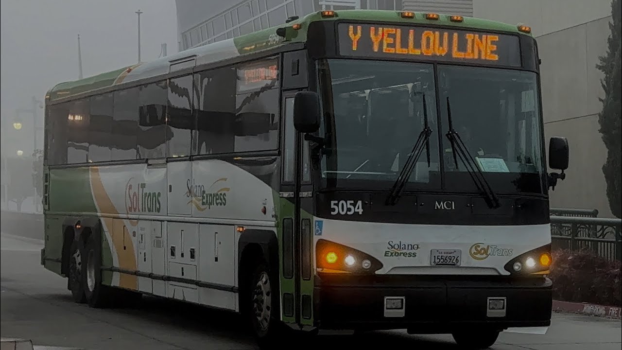[4K] Soltrans MCI’s Around Vollejo Transit Center.