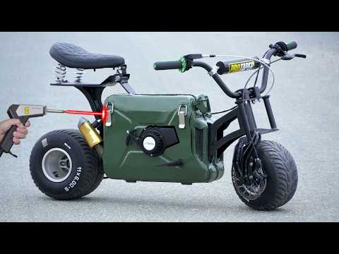 Thumbnail for Homemade 50cc JERRYCAN Motorcycle !? by xTool MetalFab