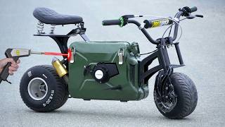 Homemade 50cc JERRYCAN Motorcycle !? by xTool MetalFab