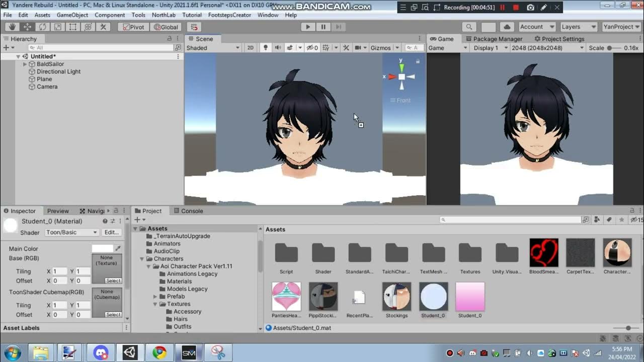 How i make yandere simulator portraits in unity youtube