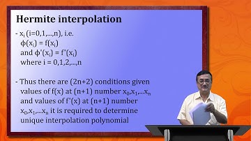 PGMT-EMT - Numerical Analysis (Spline Polynomial) by Prof. Sanjay Sen Part - 2