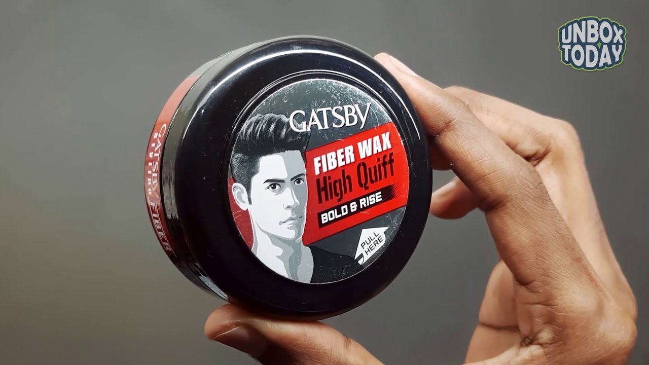 Gatsby Hair Styling Fibre Wax Bold and Rise, 75g Unboxing UNBOX TODAY