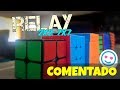 ¡MI PRIMER RELAY COMENTADO 2.0! (2x2 - 7x7 en 10.22) | Ar Speedcuber