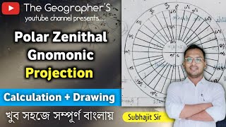 Polar Zenithal Gnomonic Projection || Map Projection || Geography
