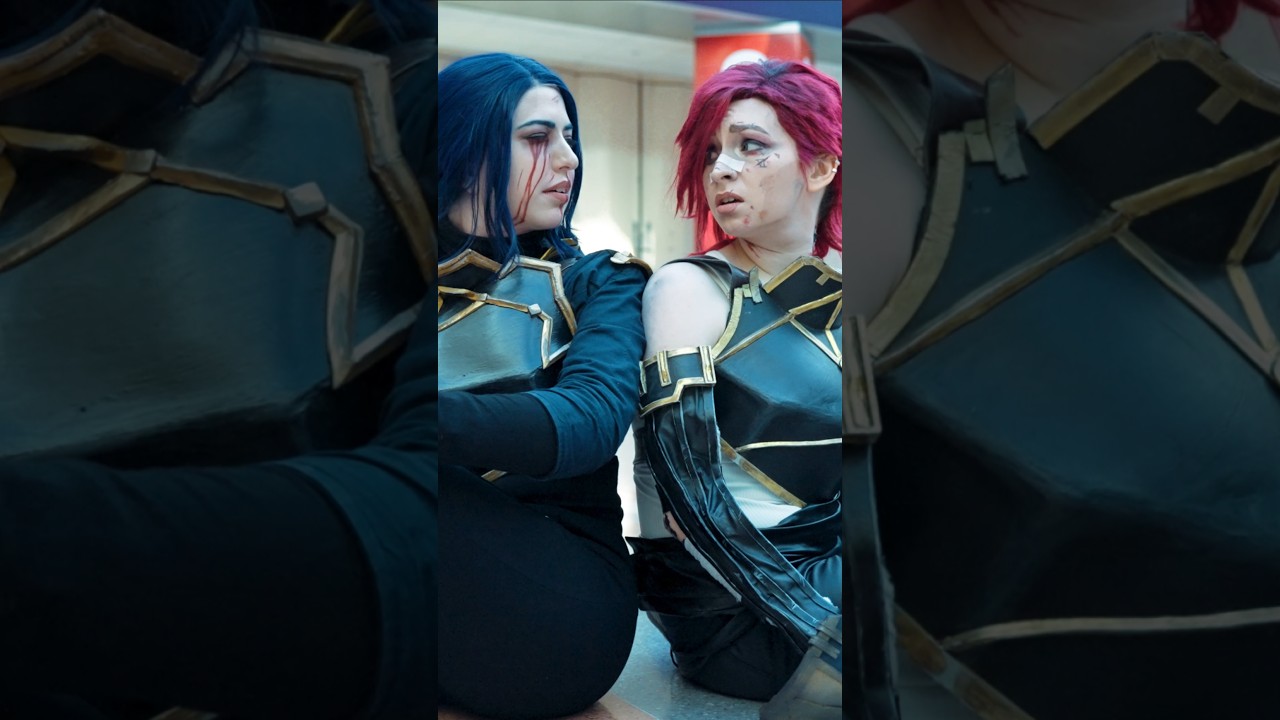 💙❤️INCREDIBLE CaitVI Cosplays from Arcane❤️💙 Spotted at Megacon Birmingham