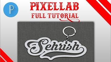 How to make key chain logo in Pixellab #pixellab #trending
