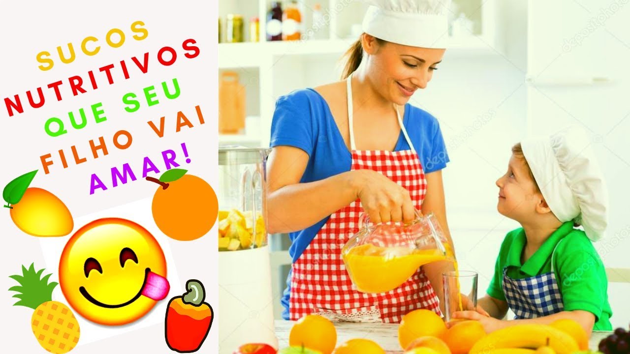 Sucos Nutritivos que seu Filho vai Amar - Dicas Alimentação Infantil