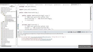 Java in Tamil - Reverse a String Program