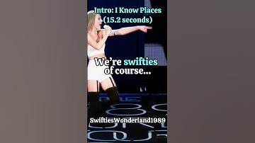 We’re swifties of course…