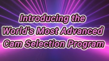 The best damn cam selection program in automotive history!