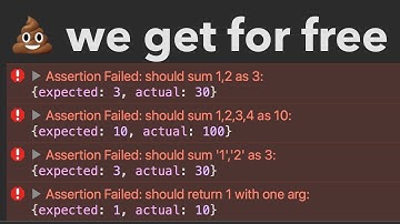 Console.Assert() :: Stuff browsers give for free