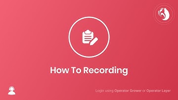How to Recording (Layer Farm Manager Apps)