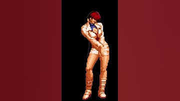 Shermie Idle, Win and Taunt animations - Kof 2002