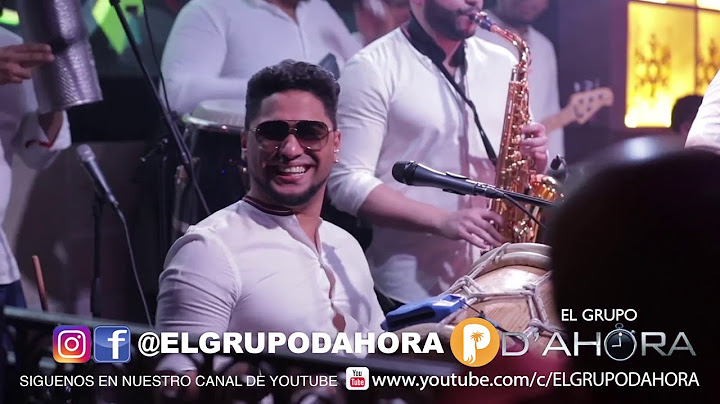El Grupo De Ahora - Quién Te Hizo Tan Bonita (En Tu Pista) (Video En Vivo) | Pambiche.Net