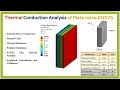 Conduction Thermal Analysis of Plate using ANSYS