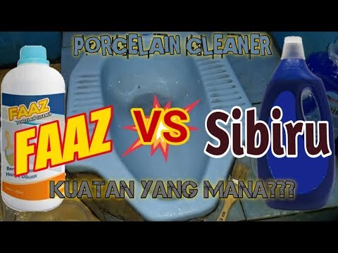 Adu Kuat Porcelain Cleaner Faaz vs SiBiru | saif TV