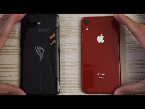 Asus ROG Phone vs iPhone XR - Speed Test 