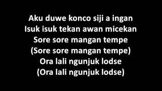 ENDANK SOEKAMTI - BADAJIDINGADAN (lyrics on screen)