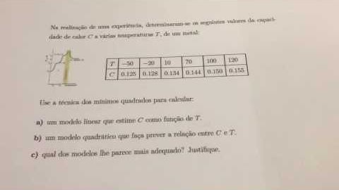 Vídeo cálculo numérico questão