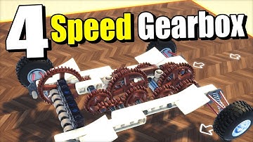 I Built an Insane 4 Speed Gearbox Using Real Life Transmission Ratios!