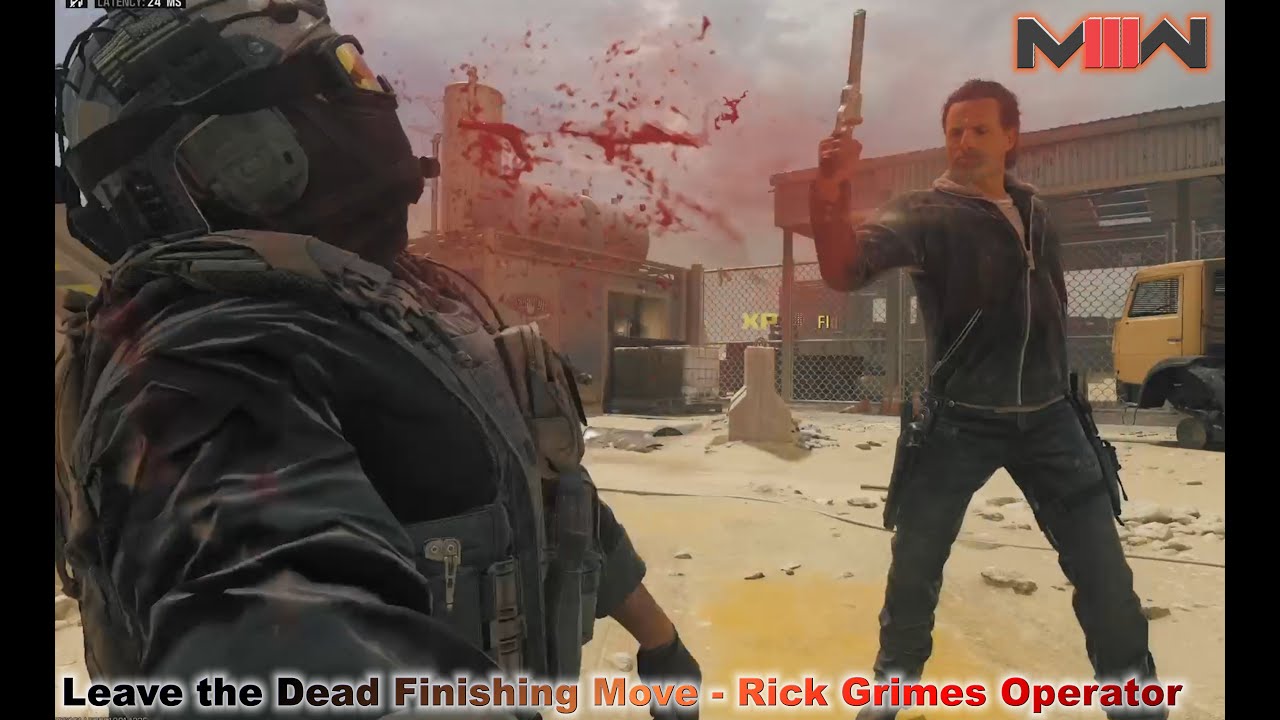 Leave the Dead Finishing Move + Rick Grimes Operator Skin - COD: MWIII Season 2