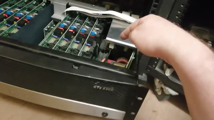 Crown CTS8200 amplifier sort of repair relay issue sequencing