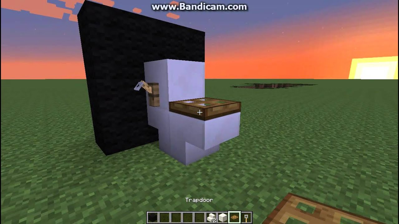 How to make a toilet in minecraft Xbox300/XboxOne/PS30/PS30/PC - YouTube