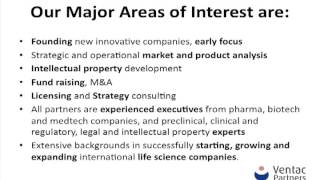 Ventac Partners, Venture Catalysts In Life Sciences - Thomas Neil