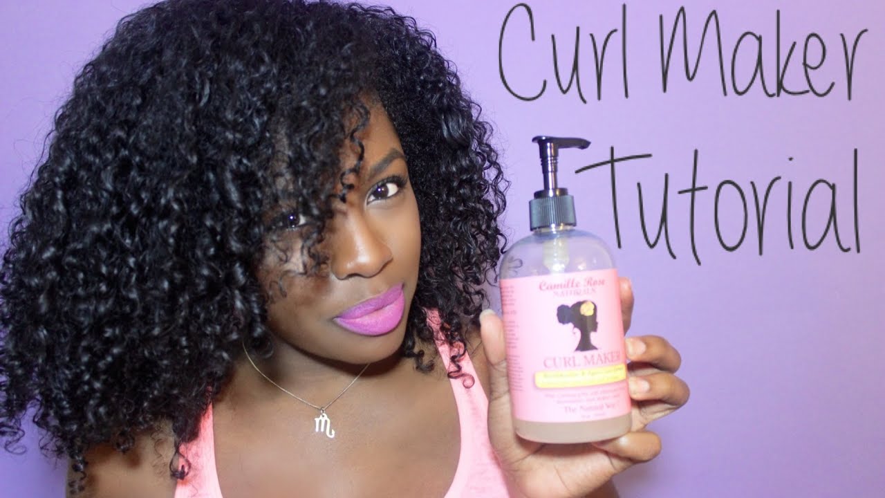 Camille Rose Naturals Curl Maker Tutorial You