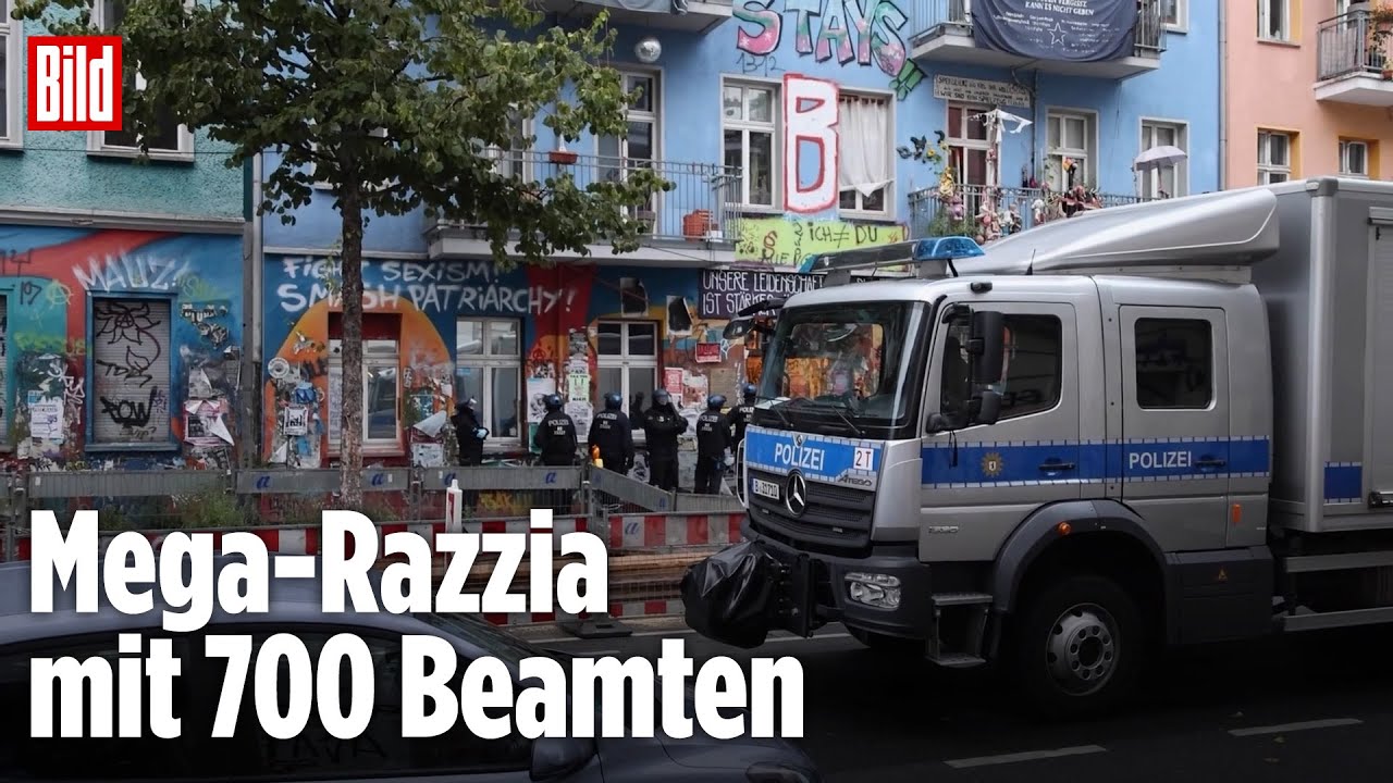 Friedrichshain: Razzia gegen Berliner Linksradikale