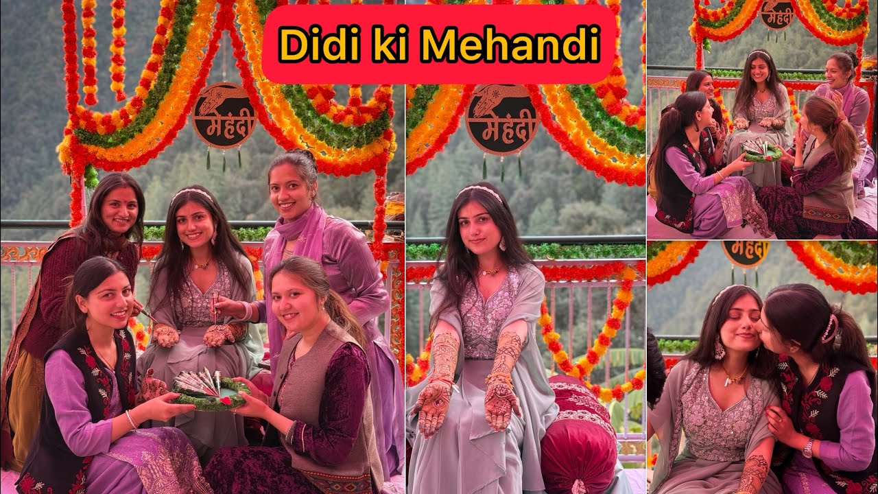 Didi ki Mehandi🥰|| Mehandi Day☺️