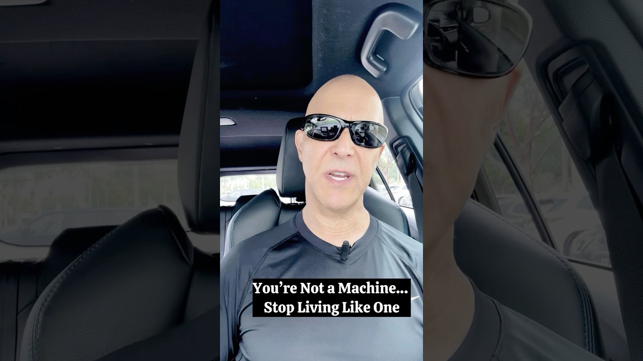 You’re Not a Machine… Stop Living Like One!  #drmandell #health #healing #machine