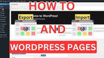 WordPress 2024 : How to Export and import Specific Pages in WordPress