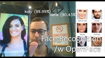 Real Time Face Recognition with OpenFace in Python (Keras + TensorFlow + OpenCV)