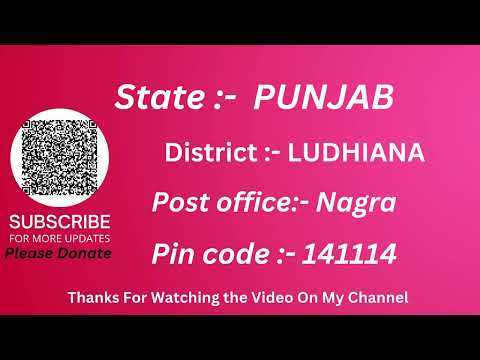 Punjab Ludhiana Nagra Ka pin code 141114 / Ludhiana Nagra ka post office