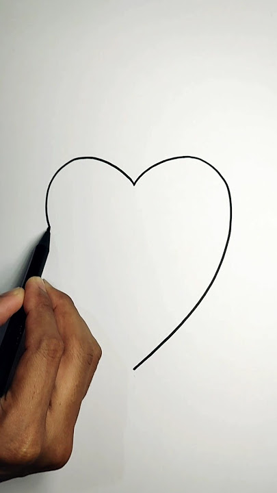 Menggambar love yang bagus mudah dan simpel #menggambar #love #shorts #drawing
