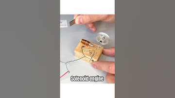 Solenoid engine • DC Motor | #dcmotor #tech #youtubeshorts #dcmotorproject #craft