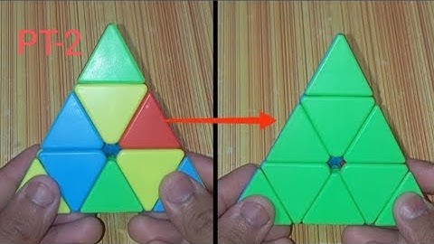 how to solve pyraminx cube ❤️ #hasnaintechnical #cube #howtosolvecube part-2 #shorts #reels #pyramid