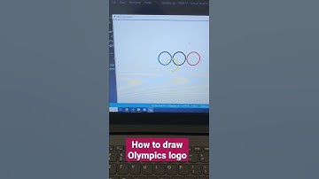 How to draw Olympics logo using python turtle #short #shorts #youtubeshorts #trending #python