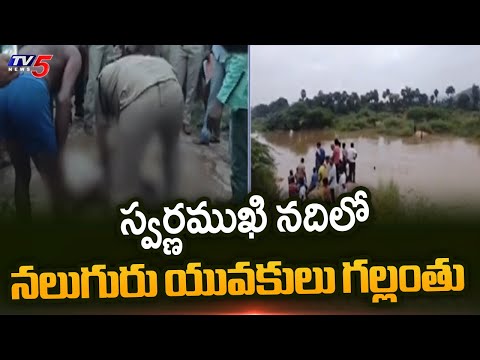 Four Young Men Missing at Swarnamukhi River | Vedanthapuram | Tirupati | TV5 News - TV5NEWS